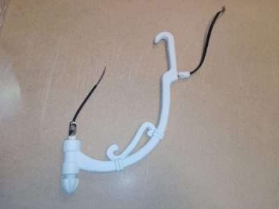 R LAMPIONE NEW YORK BIANCO (BRACCIO DX-SX)