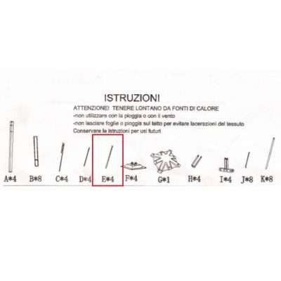 R PARTICOLARE E X GAZEBO IN ACCIAIO SMERALDA MT.3X3
