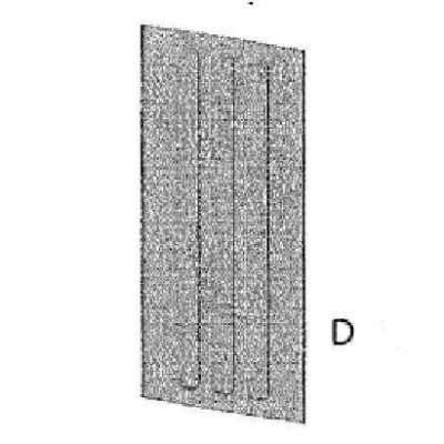 R FIANCO Dx2 x PATTUMIERA 2 ANTE CM. 68X37X90H ART PLAST