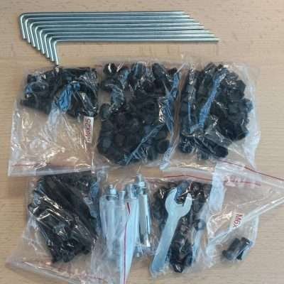 R VITI MONTAGGIO X VERANDA IN ACCIAIO MT3X2,5 BEIGE SHG-013-1