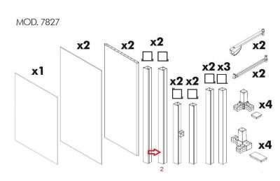 R PANNELLO POSTERIORE X1 X KIT COPRILAVATRICE