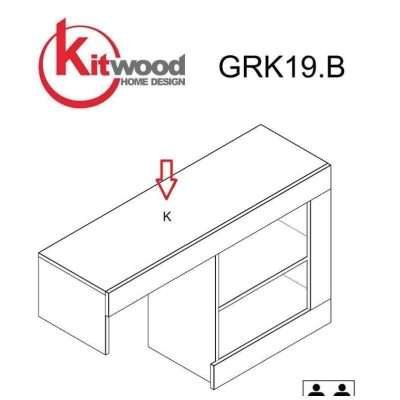 R TOP K NAT.GRK19.B X KIT PARETE LIVING NAT.WOOD/ANTRAC.