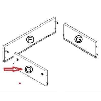 R LATERALE CASSETTO G X KIT SCRIVANIA USB 2C  BIA/R