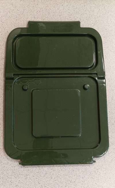 R COPERCHIO VERDE X TRIS PATTUMIERE X DIFFERENZ.LT.23X3PZ.TORRE