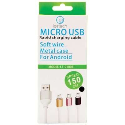 CAVO MICRO USB CARICA RAPIDA SOFT WIRE 150 CM