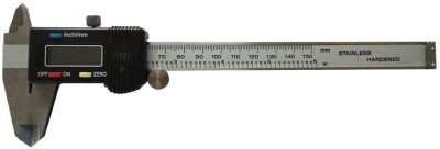 CALIBRO ACCIAIO DIGITALE LCD INOX LETTURA 0/150 MM