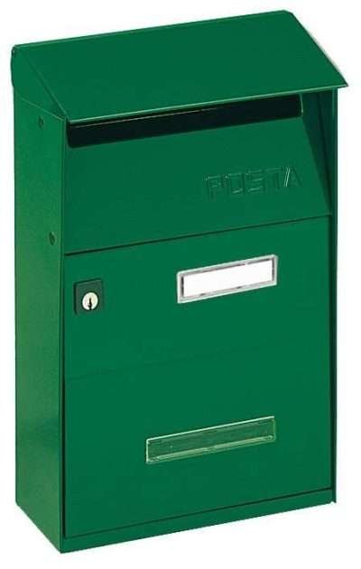 CASSETTA POSTALE ALUBOX FT LAMIERA VERDE