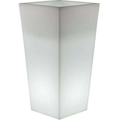 VASO SOLARE MELISA LED 30X30XH60 CM RGB C/TELECOM