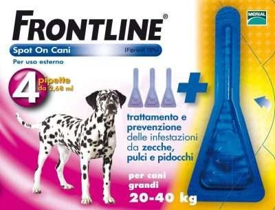 FRONTLINE SPOT-ON 20-40 KG CANI GRANDI 3+1 PIPETTE