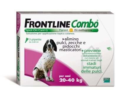 FRONTLINE COMBO 20-40 KG CANI GRANDI 3 PIPETTE