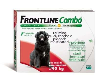 FRONTLINE COMBO 40-60 KG CANI XL 3 PIPETTE