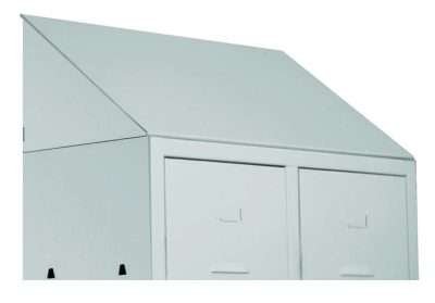 TETTO INCLINATO PER SPOGLIATOIO 2 POSTI 68,5X34 CM