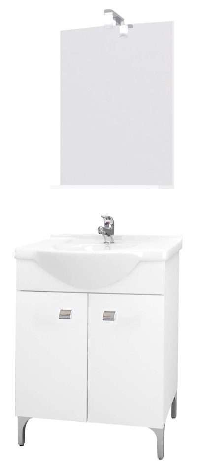 MOBILE BAGNO DESY 58 COMPLETO BIANCO