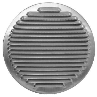 GRIGLIA AERAZIONE ALLUM C/RETE ANTINS D 120 MM