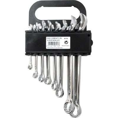 SERIE  8 CHIAVI COMBINATE MIRROR  8/19 MM CR VAN