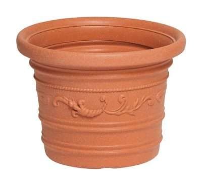 VASO IN PLASTICA FESTONATO D 40XH30 CM PRESTIGE