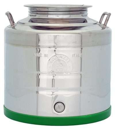 CONTENITORE ACCIAIO INOX PER OLIO 30 L STD