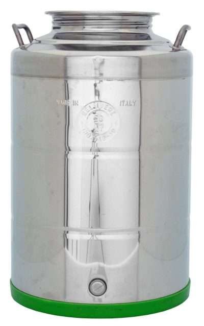 CONTENITORE ACCIAIO INOX PER OLIO 50 L STD