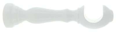 SUPPORTO LEGNO PER BASTONE BIANCO 18 CM 2 PZ