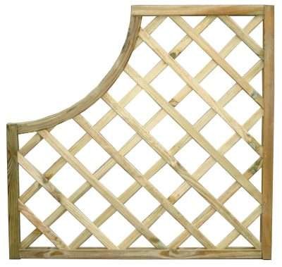 GRIGLIATO PINO IMPREGNATO 35  90XH 90 CM SAGOMATO