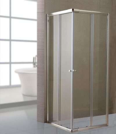 PARETE FISSA CRISTALLO TRASP. 6 MM 74/80 CM LUSSO