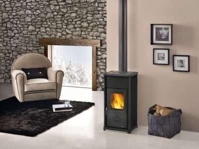 STUFA LEGNA  6.6 KW TEA ANTRACITE