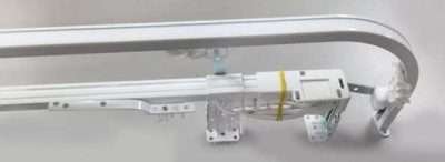 SCORRITENDA ESTENSIBILE SIRIO KIT 120/215 CM BIANCO