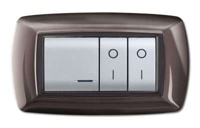 PLACCA LIFE LIVING PLAST ALLUMINIO NOTTE 4P