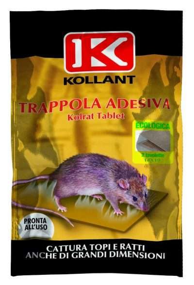 TRAPPOLA PER TOPI KOLRAT TABLET 2 TAVOLETTE 14X19CM