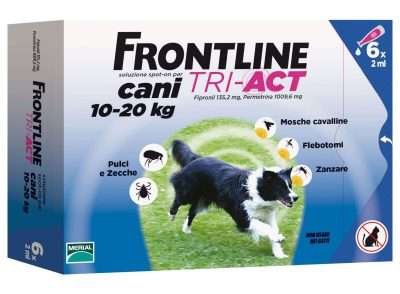 FRONTLINE TRI-ACT 10-20 KG 6 PIPETTE OFF. SPECIALE