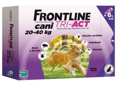 FRONTLINE TRI-ACT 20-40 KG 6 PIPETTE OFF. SPECIALE