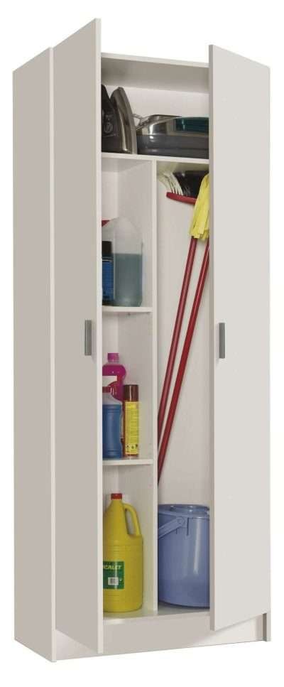 KIT ARMADIO 2 ANTE 3 RIPIANI MULTIUSO 73X37XH180 CM