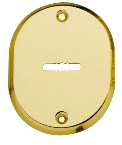 BOCCHETTA DOPPIA MAPPA C/FORI CROMO SATINATO