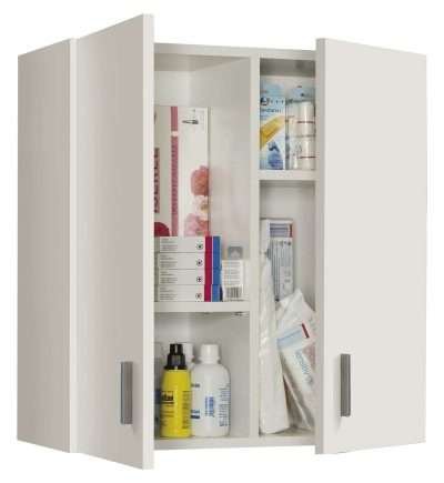 KIT PENSILE 2 ANTE MULTIUSO 59X27XH60 CM BIANCO