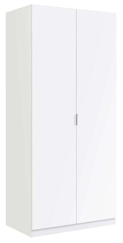 KIT ARMADIO 2 ANTE 81X52XH180 CM BIANCO