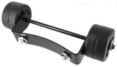 SET RUOTE PER STUFA PATIO NERA   HSS-A-PC