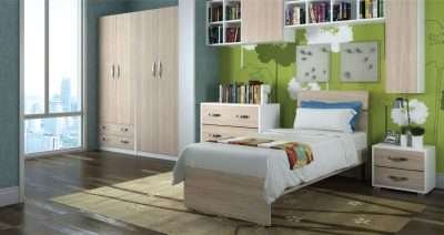 LINEA MODERN LETTO MATRIMONIALE 171X200X98 OLMO