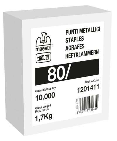 MAESTRI PUNTI SPILLATRICE ART.  80/12 10000 PZ GALVA