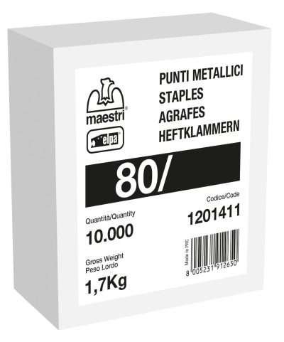 MAESTRI PUNTI SPILLATRICE ART.  80/16 10000 PZ GALVA