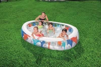 PISCINA GONFIABILE MULTICOL 152X234X51H 54066B