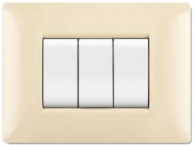 PLACCA LIFE Q LIVING PLAST AVORIO                7P