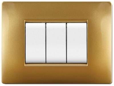 PLACCA LIFE Q LIVING PLAST SABBIA ORO   4P