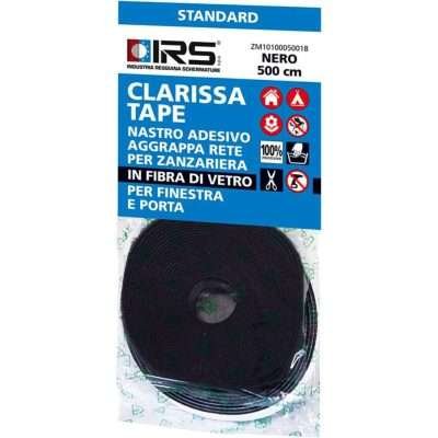 NASTRO AGGRAPPA RETE ZANZARIERA 5 M NERO