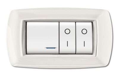 PLACCA LIFE LIVING PLAST BIANCO 4P CORNICE BIANCO