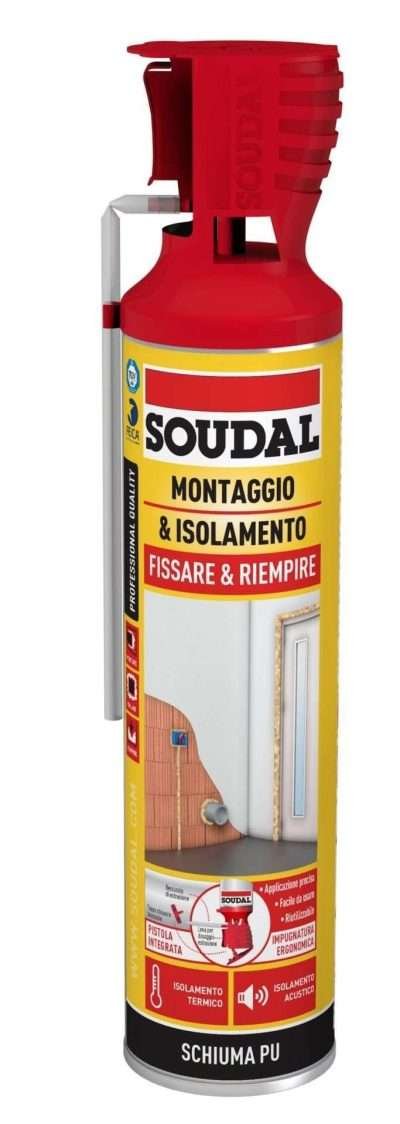 SOUDAL SCHIUMA POLIUR. GENIUS GUN ML.600
