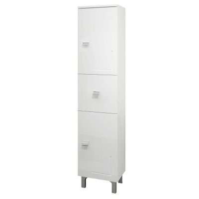 COLONNA BAGNO EVA 2 ANTE + 1 CASSETTO 148 BIANCO