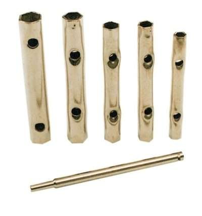 SERIE  5 CHIAVI A TUBO E 1 SPINA