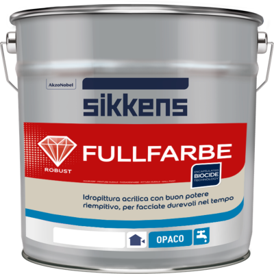 SIKKENS FULLFARBE Idropittura acrilica alla farina di quarzo per muri all'esterno