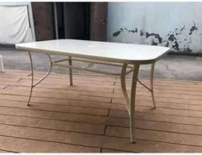 TAVOLO GIOVE RETTANGOLARE 150XH90 CM CREMA  021975