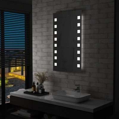 Specchio LED da Parete per Bagno 60x100 cm